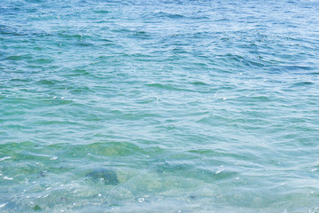 Texture of calm sea surface