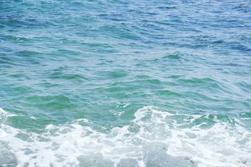 Texture of foamy sea surface