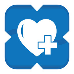 heart plus icon