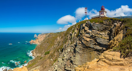 Atlantic ocean coast in Portugal