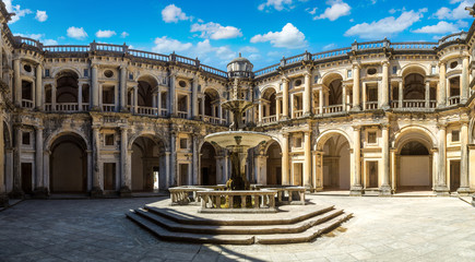 Naklejka premium Medieval Templar castle in Tomar