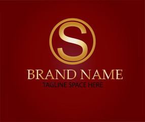 Letter S logo design brand