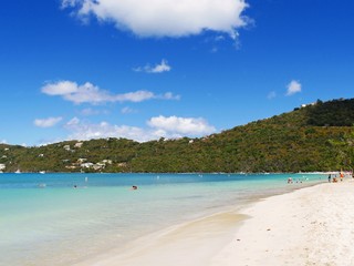 Obraz na płótnie Canvas Magens Bay is one of the most popular tourist attractions in St. Thomas, US Virgin Islands