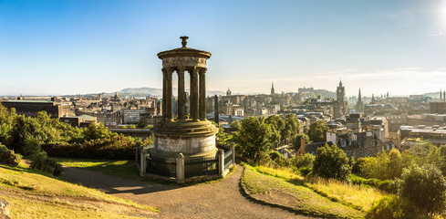 Edinburgh castle from Calton Hill