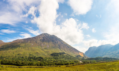 Obraz premium Summer in Scotland highlands, United Kingdom