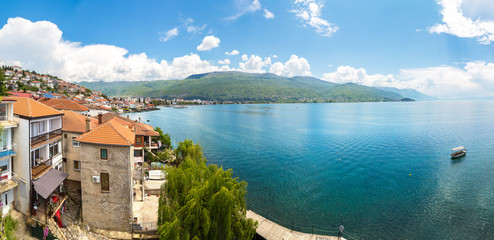 Panorama of Ohrid city