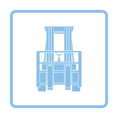 Warehouse forklift icon