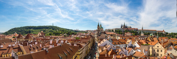 Obraz premium Panoramic view of Prague