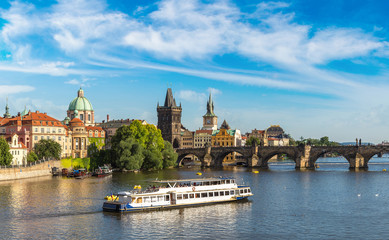 Panoramic view of Prague