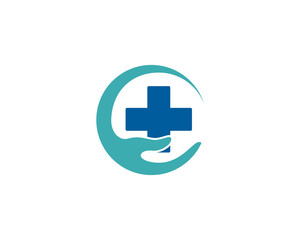 Hospital Care Icon Logo Design Element