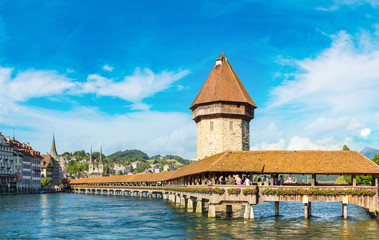 Chapel bridge in Lucerne