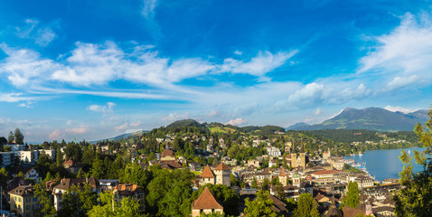 Panoramic view of Lucerne