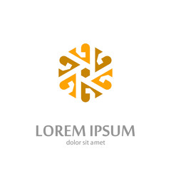 Real estate elegant lowercase flat logo design template