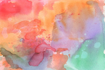 Obraz na płótnie Canvas Watercolor Wet Background. Abstract colorful watercolor for background. Art painting