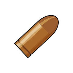 Isolated bullet gun icon vector illustration graphic design