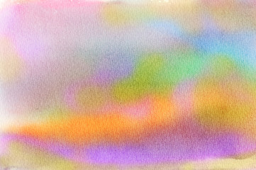 Watercolor Wet Background. Abstract colorful watercolor for background.