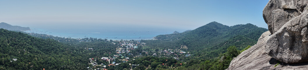 Fototapeta na wymiar Viewpoint of Koh Tao