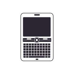 Mobile smartphone technology icon vector illustration graphic design