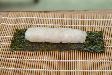 rice ball food design by home made .