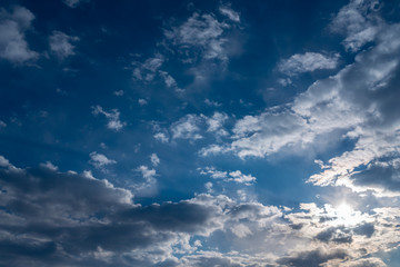 Obraz premium Dramatic sky. Nature background.