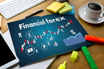 Financial forex Stock market, financial, business Candle stick graph chart