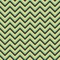 Seamless vector chevron pattern with green and dark grey lines. Background for dress, manufacturing, wallpapers, prints, gift wrap and scrapbook. 
