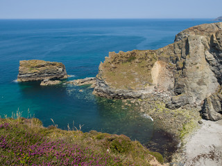 Fototapeta na wymiar Bucht bei Porthtowan in Cornwall
