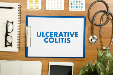 ULCERATIVE COLITIS Healthcare modern medical Doctor concept