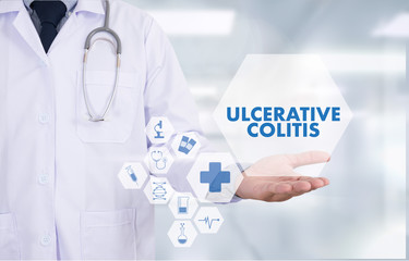 ULCERATIVE COLITIS Healthcare modern medical Doctor concept