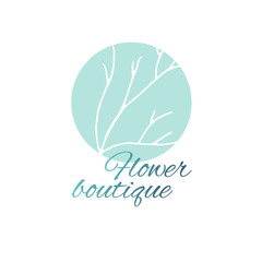 Elegant background for organic, healthy and vegan shop, boutique or food packaging