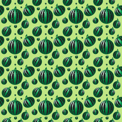 watermelons pattern vector for your idea design