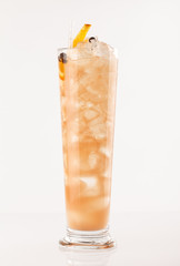 cocktail on the white background