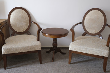 Chairs in a hotel