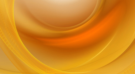 Abstract beautiful orange background with waves