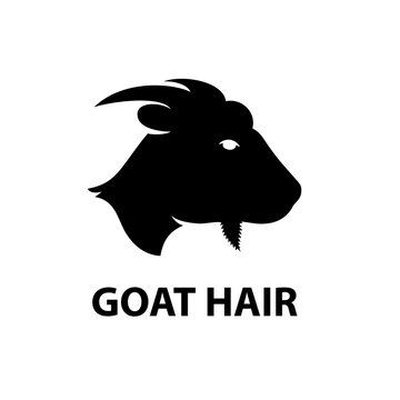 Goat hair vector illustration