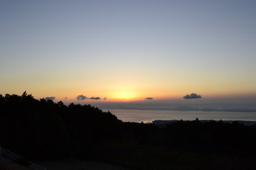 夕焼けの展望台