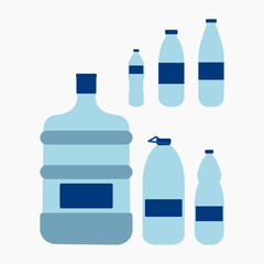 Plastic water bottle