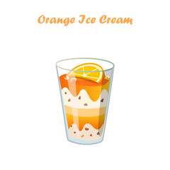 orange ice cream