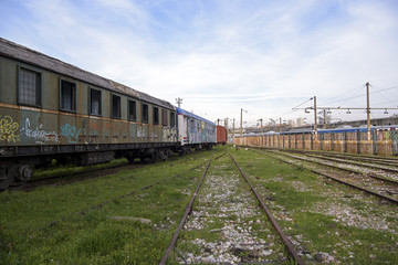 Obraz premium details of from old Haydarpaşa train statinon in Istanbul