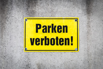 Parken verboten!