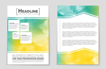 Obraz premium Abstract vector layout background set. For art template design, list, page, mockup brochure theme style, banner, idea, cover, booklet, print, flyer, book, blank, card, ad, sign, sheet,, a4.