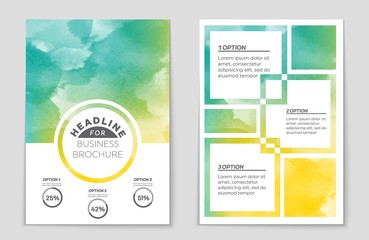 Fototapeta premium Abstract vector layout background set. For art template design, list, page, mockup brochure theme style, banner, idea, cover, booklet, print, flyer, book, blank, card, ad, sign, sheet,, a4.
