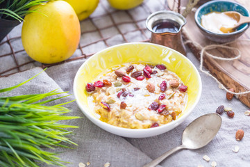 Oatmeal, Horizontal View