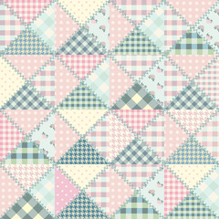 Fototapeta premium Imitation of a patchwork