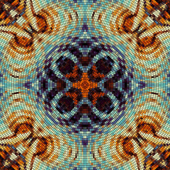 Seamless mosaic pattern
