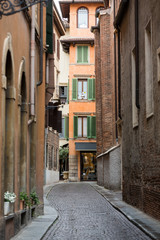 Fototapeta na wymiar The historic city center of Verona. Italy