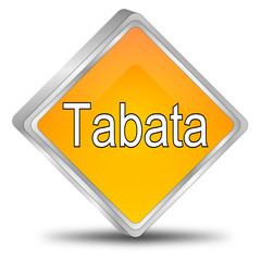 Tabata button - 3D illustration