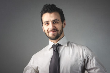 Self-confident businessman