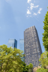 Fototapeta premium City view of New York City skyline midtown Manhattan.