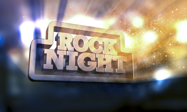 Rock Night - Light Typo